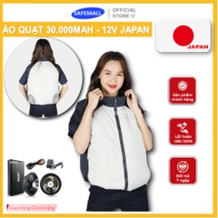 Áo Điều Hoà Gile Nhật Bản Pin 30.000 mah Sử Dụng Liên Tục 16 Đến 20 Tiếng - Chính Hãng SafeMall