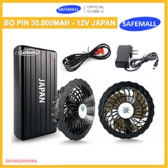 Áo Điều Hoà Gile Nhật Bản Pin 30.000 mah Sử Dụng Liên Tục 16 Đến 20 Tiếng - Chính Hãng SafeMall