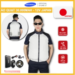 Áo Điều Hoà Gile Nhật Bản Pin 30.000 mah Sử Dụng Liên Tục 16 Đến 20 Tiếng - Chính Hãng SafeMall