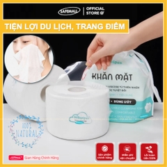 Combo 5 gói Khăn mặt khô Silkwipes 80 khăn/gói dùng 1 lần lau khô, lau ướt, Giấy lau mặt dùng một lần Silkwipes