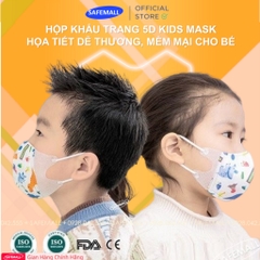[RẺ VÔ ĐỊCH] Thùng 200 / 100 Chiếc Khẩu Trang 5D Mask 3 Lớp Kháng Khuẩn Chính Hãng - SAFEMALL Official