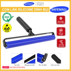 Cuộn Con Lăn Dính Bụi Silicon 10cm, 15cm, 20cm, 30cm inch Điện Tử, Bán Dẫn, Phòng Sạch Chính Hãng SafeMall