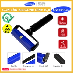 Cuộn Con Lăn Dính Bụi Silicon 10cm, 15cm, 20cm, 30cm inch Điện Tử, Bán Dẫn, Phòng Sạch Chính Hãng SafeMall