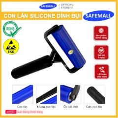 Cuộn Con Lăn Dính Bụi Silicon 10cm, 15cm, 20cm, 30cm inch Điện Tử, Bán Dẫn, Phòng Sạch Chính Hãng SafeMall