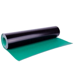 Cuộn Thảm Cao Su 1.2m x 10m Và 1m x 10m Phòng Sạch Chống Tĩnh Điện ESD (1.2m x10mx2mm) Màu Xanh - SAFEMALL Chính Hãng