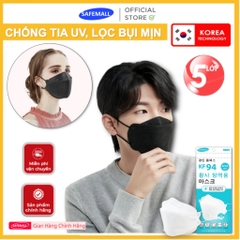 [HOT] Combo 100 Chiếc Khẩu Trang KF94 SAFEMALL Premium 5 lớp lọc Chính Hãng, Lọc Bụi Siêu Mịn Tia UV 99.9%