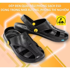 Dép Quai Hậu Phòng Sạch Bảo Hộ Lao Động - Sục Tĩnh Điện ESD Chất Liệu PU PVC Độ Bền Cao - Chính Hãng SAFEMALL