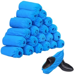 Sỉ 200 Đôi Bọc Giày Vải Không Dệt - Phòng Sạch Chống Tĩnh Điện ESD, Bao Bọc Giày Xanh Cao Cấp - SAFEMALL Chính Hãng