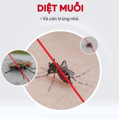 Đèn bắt muỗi Điện Quang ĐQ EML03 BR, Bắt muỗi 360 độ, An toàn trẻ em - Bảo hành 12 tháng - SAFEMALL Chính hãng