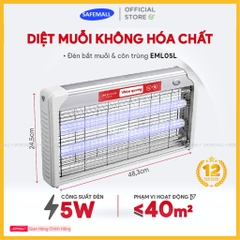 Combo Đèn bắt muỗi Điện Quang ĐQ EML04L / EML05L / EML06 Diệt Muỗi Hiệu quả  An Toàn Không Độc Hại - SAFEMALL Chính Hãng