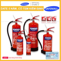 [HOT] Combo Bình Chữa Cháy Và Mặt Nạ PCCC Cứu Hỏa Có Tem Kiểm Định VINFIRE, Date 5 Năm - SAFEMALL Chính Hãng