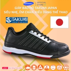 Giày bảo hộ lao động nam Takumi Safety siêu nhẹ Japan Technology, kiểu dáng thời trang - Chính Hãng SafeMall
