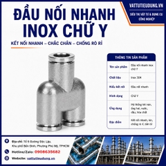 ĐẦU NỐI NHANH INOX CHỮ Y