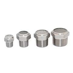 GIẢM THANH KHÍ NÉN INOX DẠNG PHẲNG