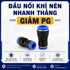 ĐẦU NỐI KHÍ NÉN NHANH THẲNG GIẢM PG