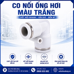 CO NỐI ỐNG HƠI MÀU TRẮNG
