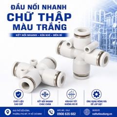 ĐẦU NỐI NHANH CHỮ THẬP MÀU TRẮNG