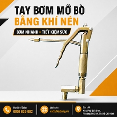 Tay Bơm Mỡ Bò Bằng Khí Nén
