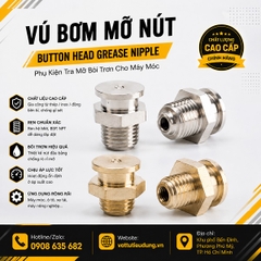 Vú Bơm Mỡ Nút ( Button head grease nipple )