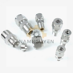 ĐẦU NỐI NHANH INOX 304 THẲNG - 1 ĐẦU SIẾT HẠT BẮP VÀ 1 ĐẦU REN NGOÀI