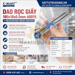 Dao Rọc Giấy 100x18x0.5mm A0015 C-MART