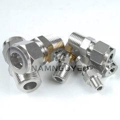 ĐẦU NỐI NHANH INOX 304 THẲNG - 1 ĐẦU SIẾT HẠT BẮP VÀ 1 ĐẦU REN NGOÀI