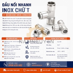 ĐẦU NỐI NHANH INOX CHỮ T