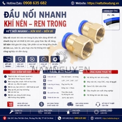 ĐẦU NỐI NHANH KHÍ NÉN - REN TRONG