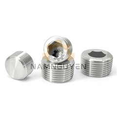 Ốc Bịt Ren Ngoài Inox 304 Hệ Mét Lục Giác Trong
