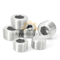 Ốc Bịt Ren Ngoài Inox 304 Hệ Mét Lục Giác Trong
