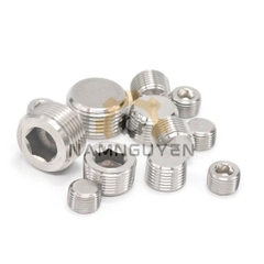 Ốc Bịt Ren Ngoài Inox 304 Hệ Mét Lục Giác Trong