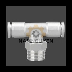T NỐI NHANH INOX REN NGOÀI