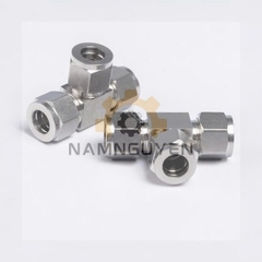 ĐẦU NỐI INOX 304 DẠNG CHỮ T – 3 ĐẦU SIẾT HẠT BẮP