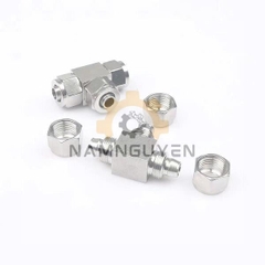 ĐẦU NỐI INOX 304 DẠNG CHỮ T – 3 ĐẦU SIẾT ỐNG