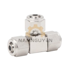 ĐẦU NỐI INOX 304 DẠNG CHỮ T – 3 ĐẦU SIẾT ỐNG