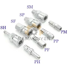 Khớp Nối Nhanh Khí Nén Đầu Đực PF – PM – PP – PH