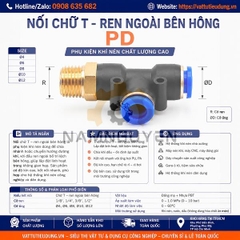 Nối chữ T- Ren ngoài bên hông