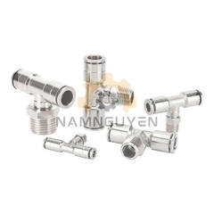 T NỐI NHANH INOX REN NGOÀI