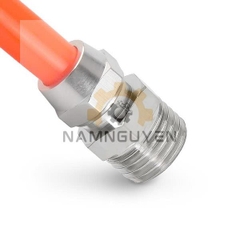 ĐẦU NỐI HƠI REN NGOÀI VẬT LIỆU ĐỒNG CÓ 1 ĐẦU SIẾT ỐNG