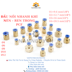 ĐẦU NỐI NHANH KHÍ NÉN - REN TRONG