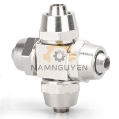 Nối Chữ Thập Siết Ống Bằng Đồng