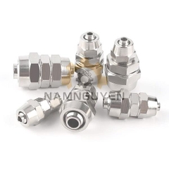 ĐẦU NỐI INOX GIẢM 2 ĐẦU SIẾT ỐNG