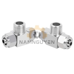 T NỐI INOX 304 – 2 ĐẦU SIẾT ỐNG VÀ 1 ĐẦU REN NGOÀI