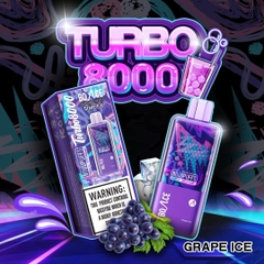 Turbo 8000 Hơi Hương Vị Nho Lạnh (50mg) – Pod 1 Lần