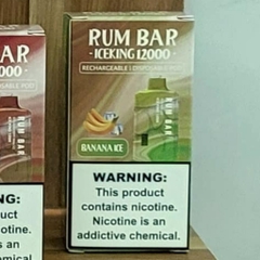 Rum Bar 12000 Hơi - Chuối Lạnh (50mg) – Pod 1 Lần