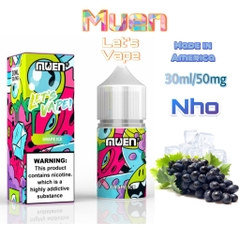 Muen Grape Ice Nho Lạnh Saltnic (30ml / 50mg)