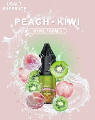 Usalt Super Ice Peach Kiwi Đào Kiwi Saltnic (30ml / 60mg)