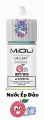 MiOU Camobar Juice Nước Ép Đào Saltnic (30ml / 50mg)