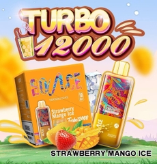 Turbo 12000 Hơi Xoài Dâu Lạnh (50mg) – Pod 1 Lần
