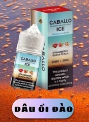 Caballo Ice Dâu Ổi Đào Saltnic (30ml / 60mg)